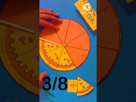 Working Model of Fractions II 3D Model II #mathsmodel  #mathsworkingmodel