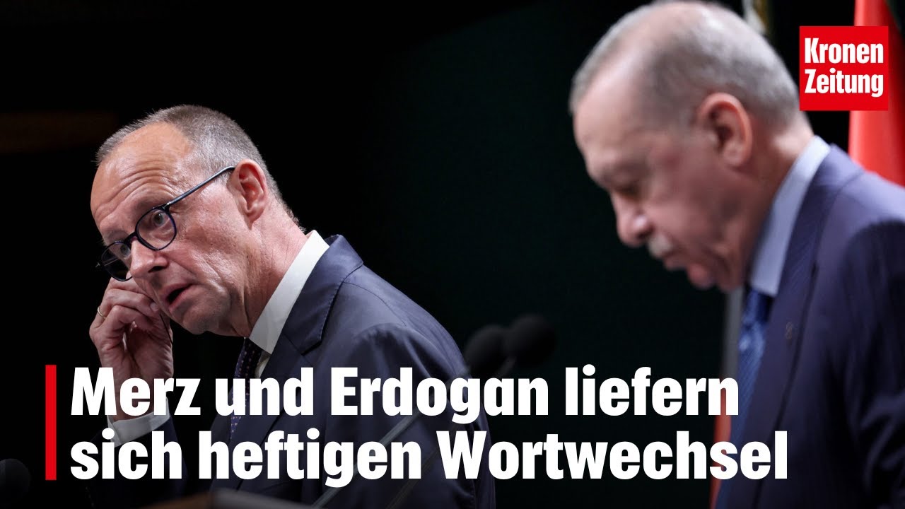 Eskalation bei Pressekonferenz: Merz und Erdogan im hitzigen Wortgefecht 🇹🇷