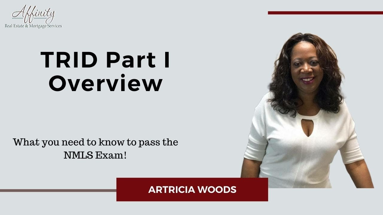 NMLS Exam Prep - TRID Part I Recording 📋