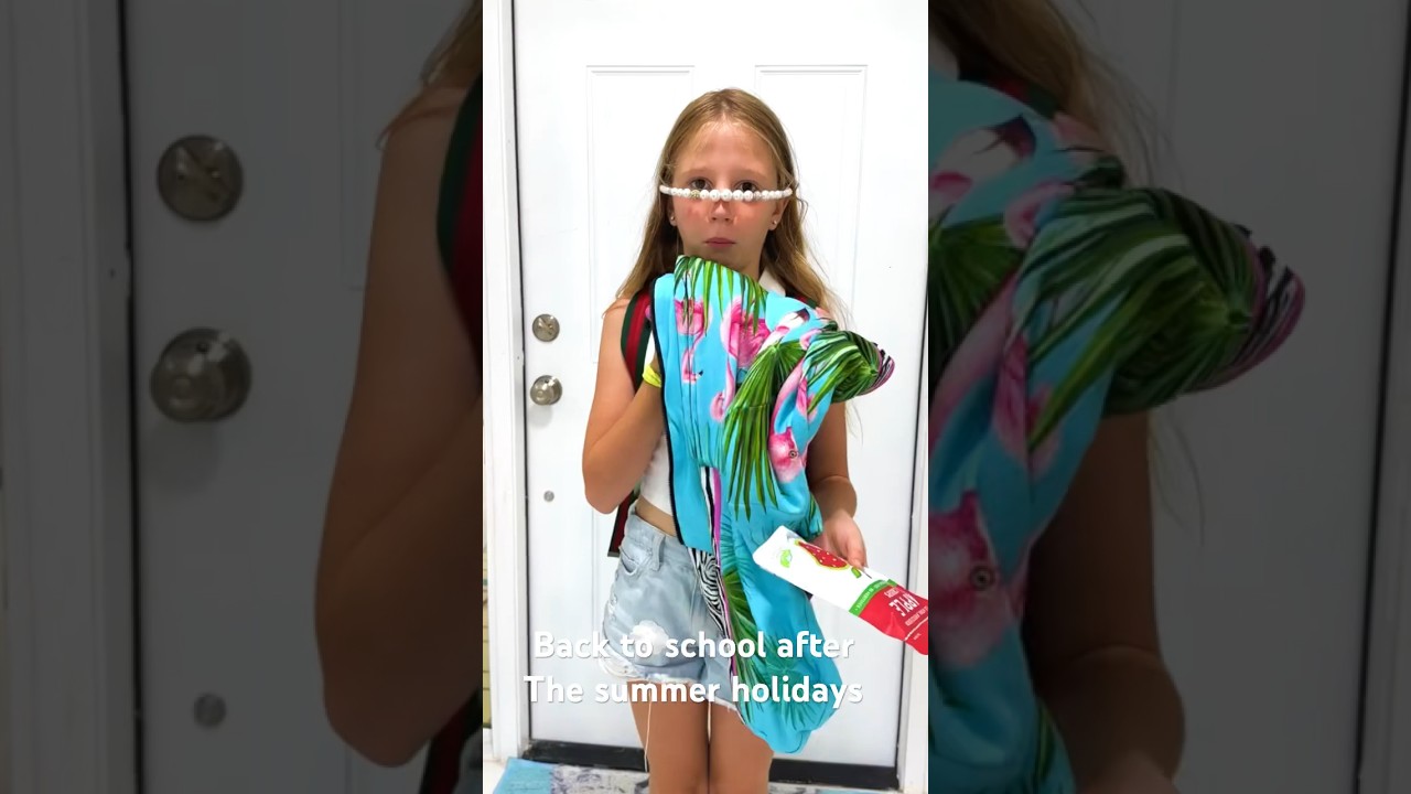 Nastya's Funny Back-to-School Adventure 📚