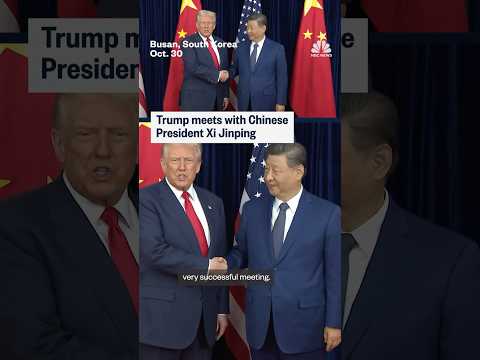 Trump meets with Chinese President Xi Jinping