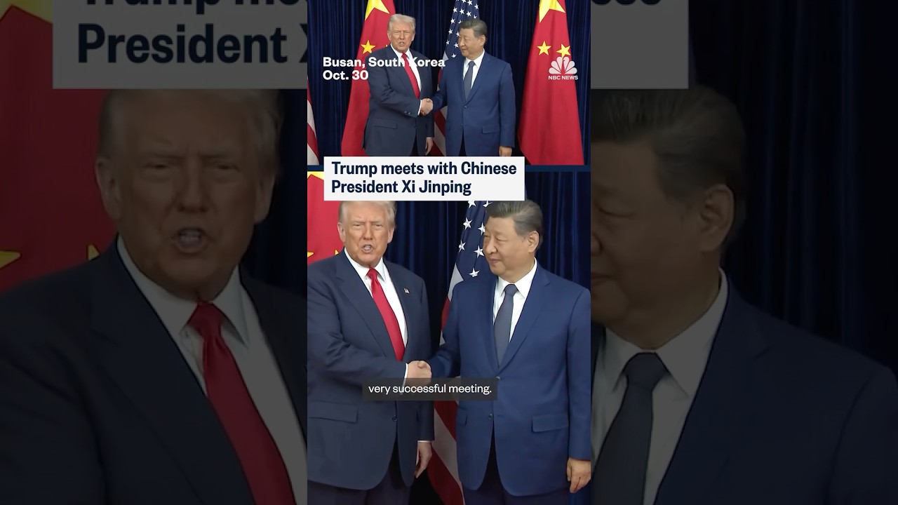 Trump Meets with Chinese President Xi Jinping in South Korea π°π·