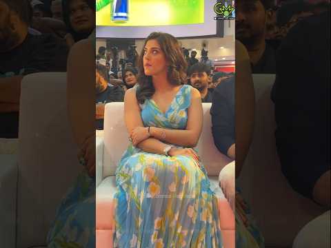 Actress Mehreen Pirzada ❤️ candid moments at INDRA Movie Audio & Trailer Launch #MehreenPirzada