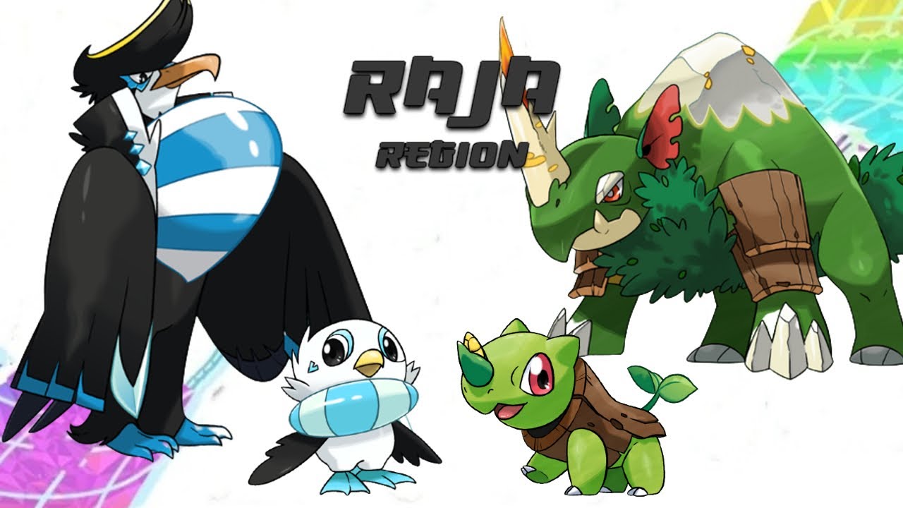Complete Fakedex: Raja Fakemon Region & Gen 10 Inspiration 🐉