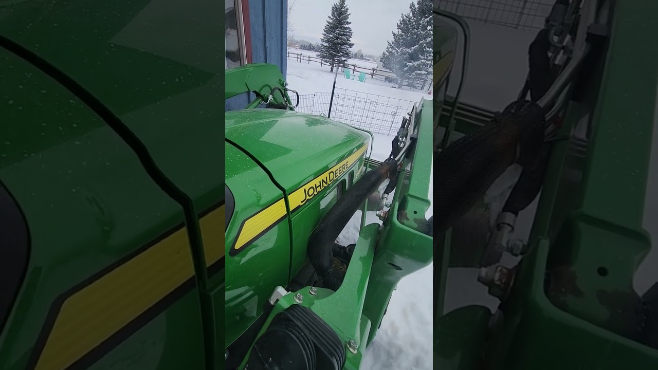 2021 John Deere 3025E Diesel Cold start