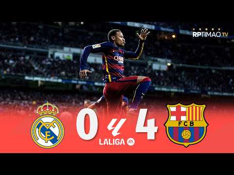 Barcelona Dominates Real Madrid 4-0 in La Liga 2015/16: Extended Goals & Highlights