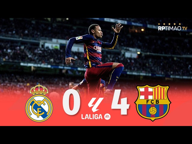 Barcelona Dominates Real Madrid 4-0 in La Liga 2015/16: Extended Goals & Highlights