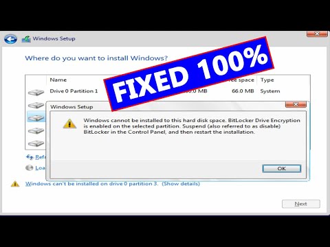 BitLocker Drive Encryption is Enabled on the Selected Partition | Fixed 100%