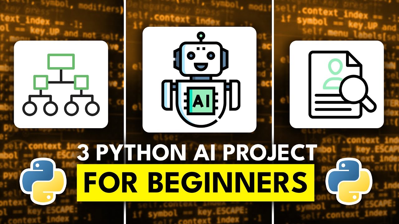 3 Easy Python AI Projects for Beginners | Step-by-Step Tutorial 🚀