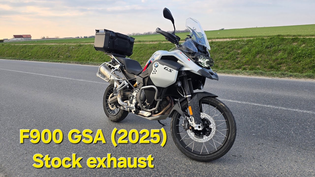 New 2025 2025 BMW F900 GS Adventure Stock Exhaust Sound 🏍️