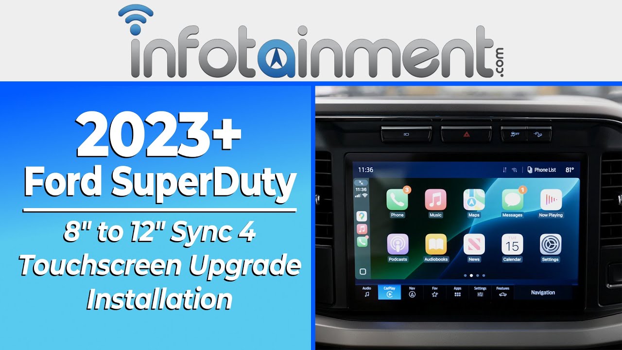 Upgrade Your 2023 Ford SuperDuty with a 8-12β Sync 4 Touchscreen | Easy Installation Guide π
