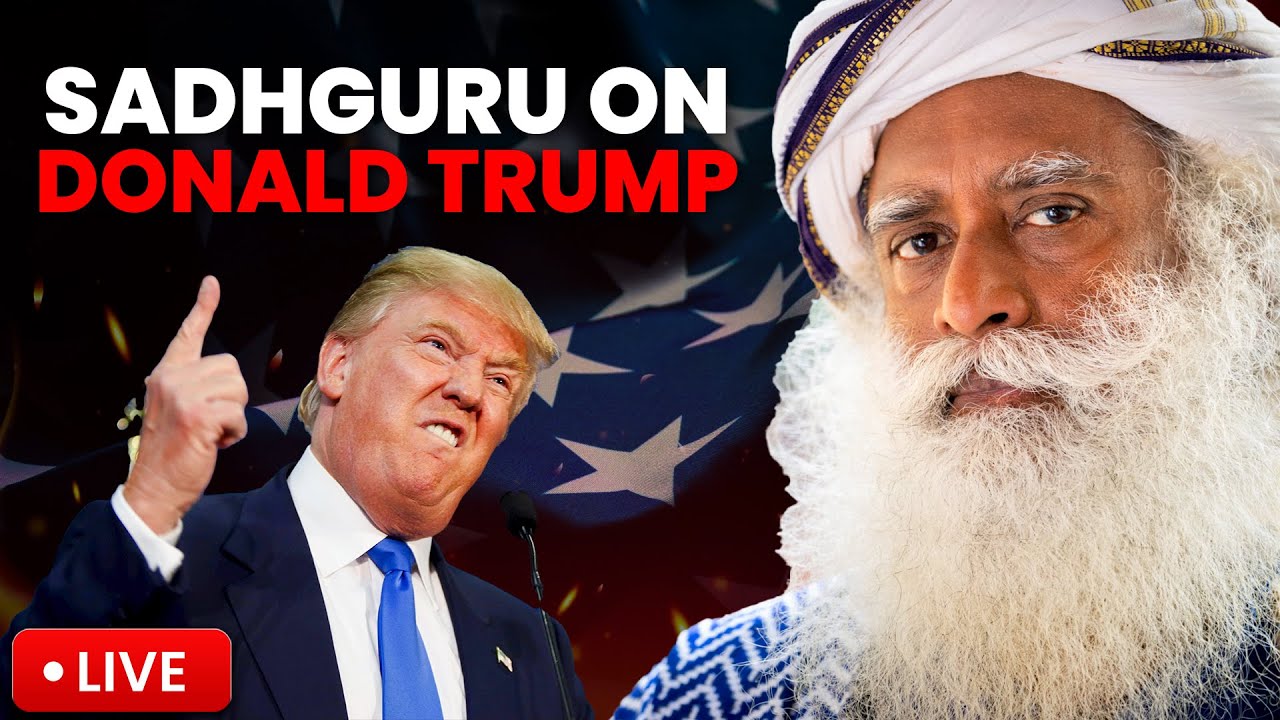 🔴LIVE | Sadhguru's Candid Perspective on Trump and Leadership