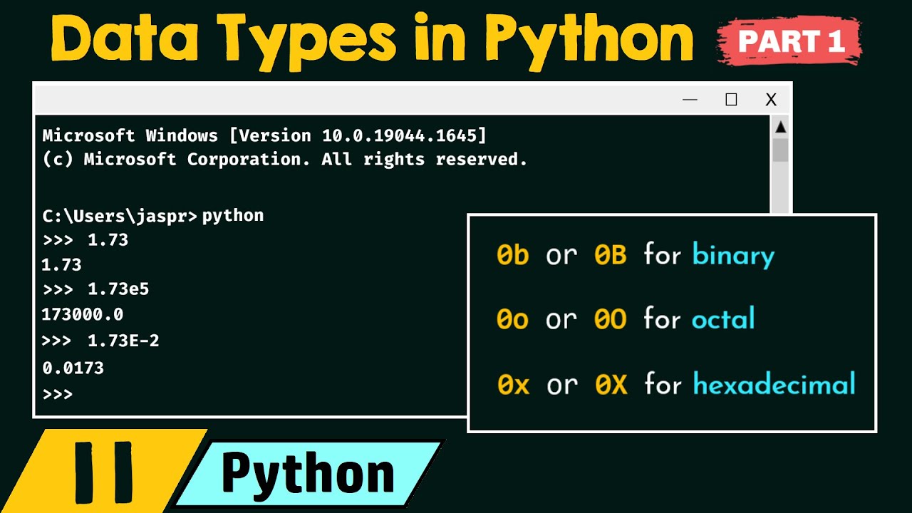 Master the Basics: Python Data Types Explained (Part 1) 🐍