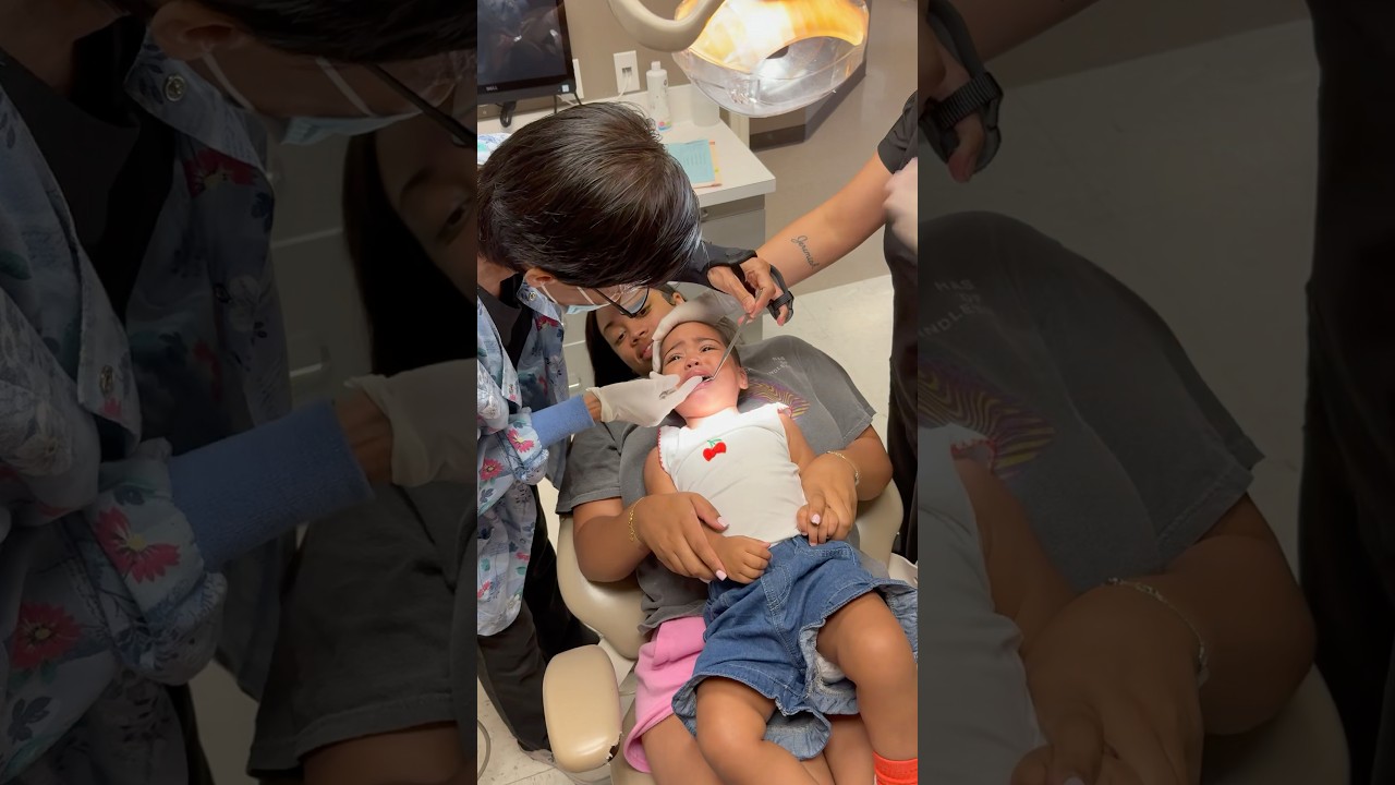 Baby Germany Cries at Dentist 😢