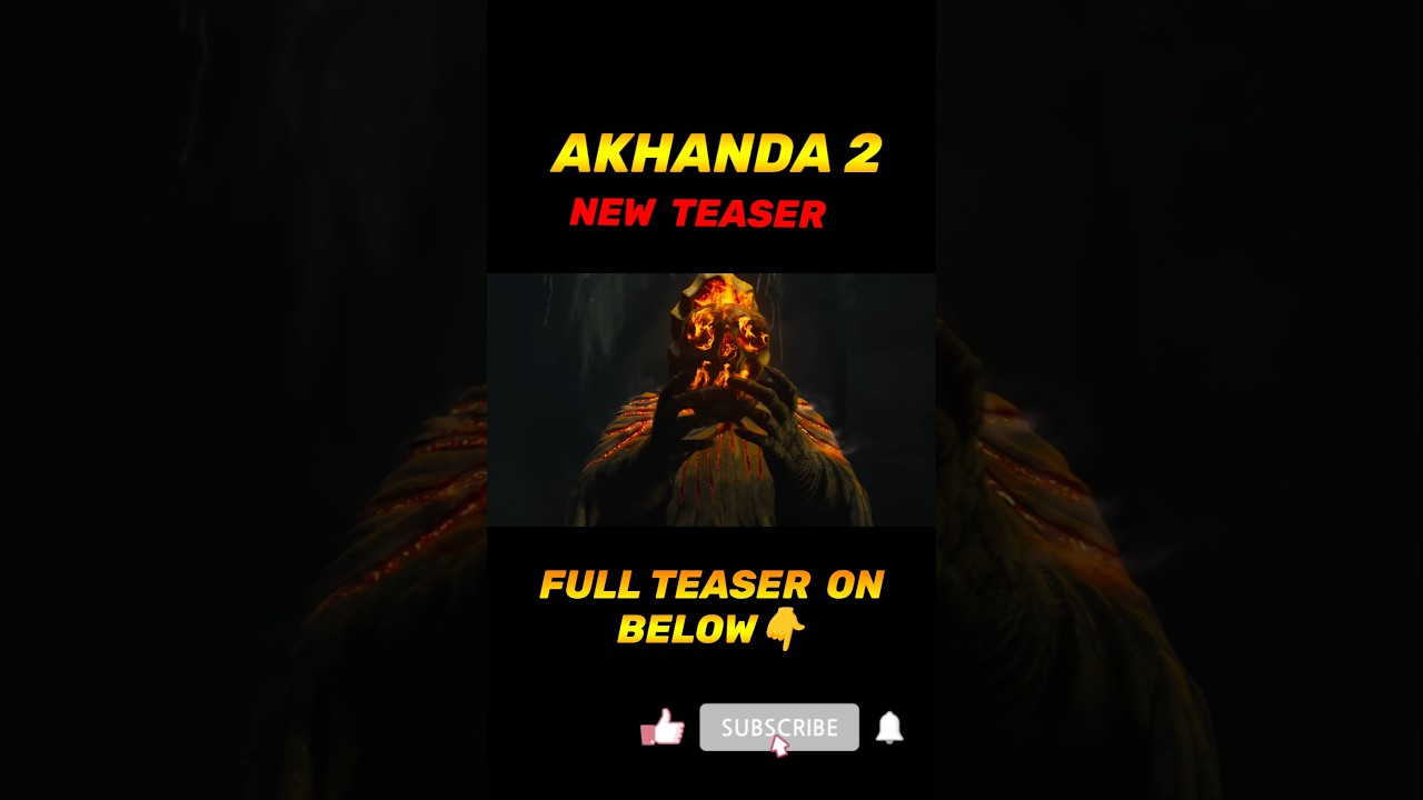 Akhanda 2 Teaser | 2025 South Indian Movie in Hindi 🎬