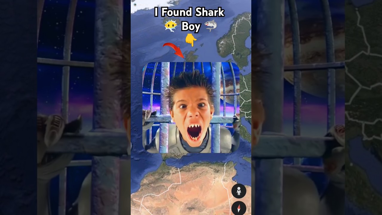 I Discovered a Real Shark Boy on Google Maps & Earth! π¦π