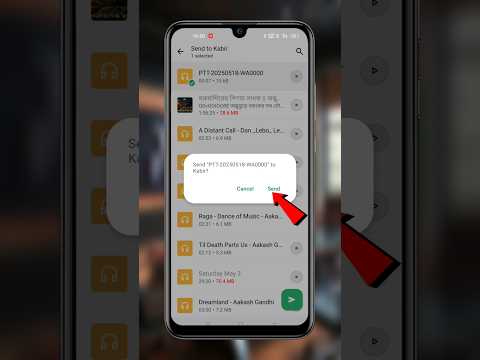 WhatsApp Mein audio Kaise bhejen | How to send audio on WhatsApp #shorts #techfrack