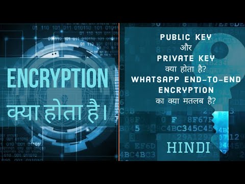 What is Encryption? | Public Key and Private Key? |End-to-End Encryption?Concept explain(in Hindi)