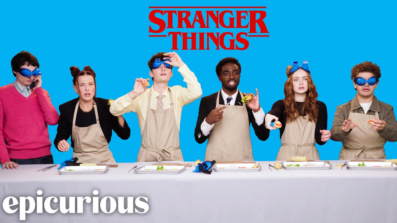 Stranger Things Cast Battles in Cooking Challenge 🍽️