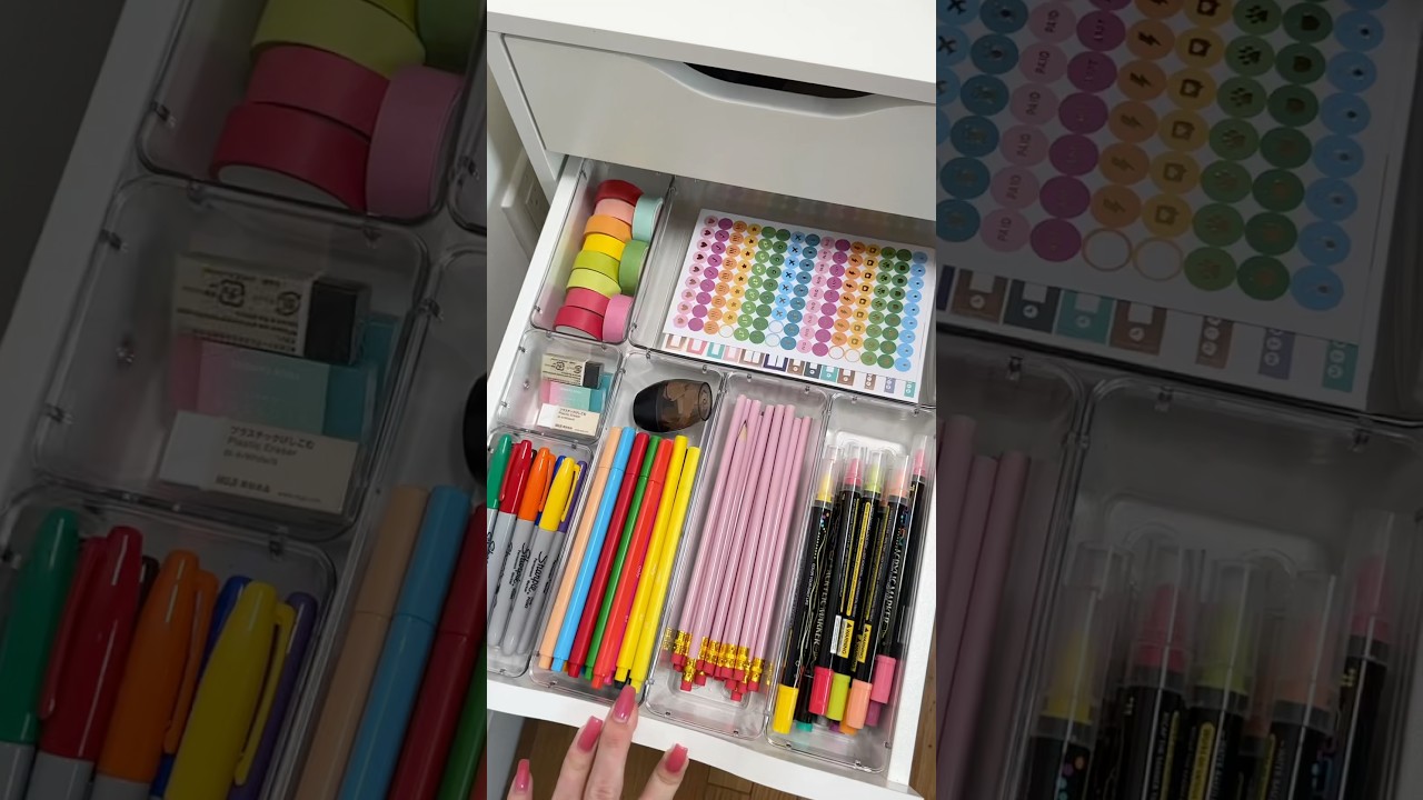 ASMR Art Supplies Organization 🎨