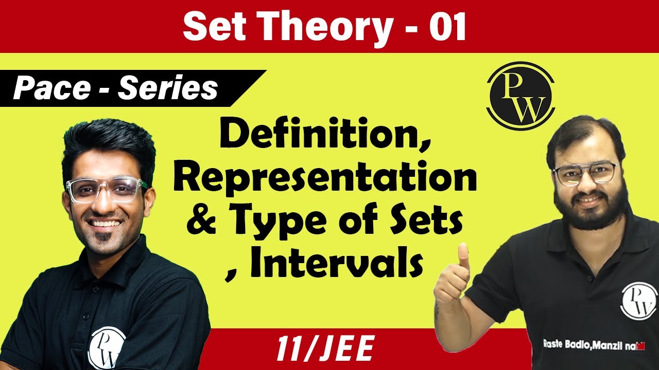 Set Theory Basics | Introduction, Types, and Intervals for Class 11 & JEE π