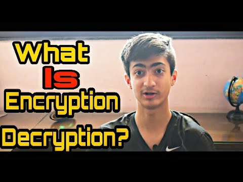What is Encryption/Decryption ? [Hindi/Urdu] What is it used for?