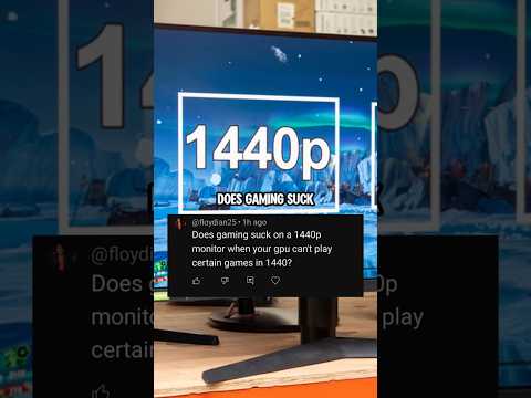 1080p gaming on a 1440p monitor.  #gamingsetup #gaming #gamingcomputer #tech