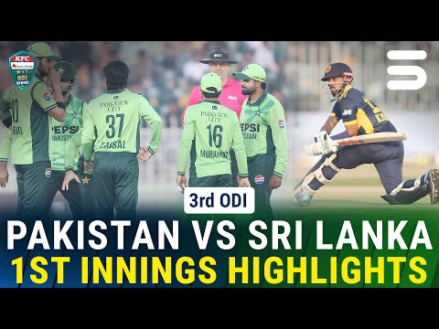 1st Innings Highlights | Pakistan vs Sri Lanka ODI Series 2025 | 3rd ODI | PCB | M3V1U