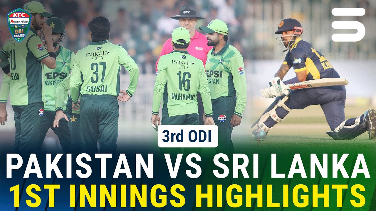 Pakistan vs Sri Lanka 3rd ODI 2025 Highlights | Exciting Innings & Key Moments 🏏