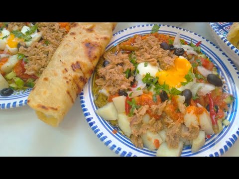 صحن تونسي مشخشخ لذيذ 😋