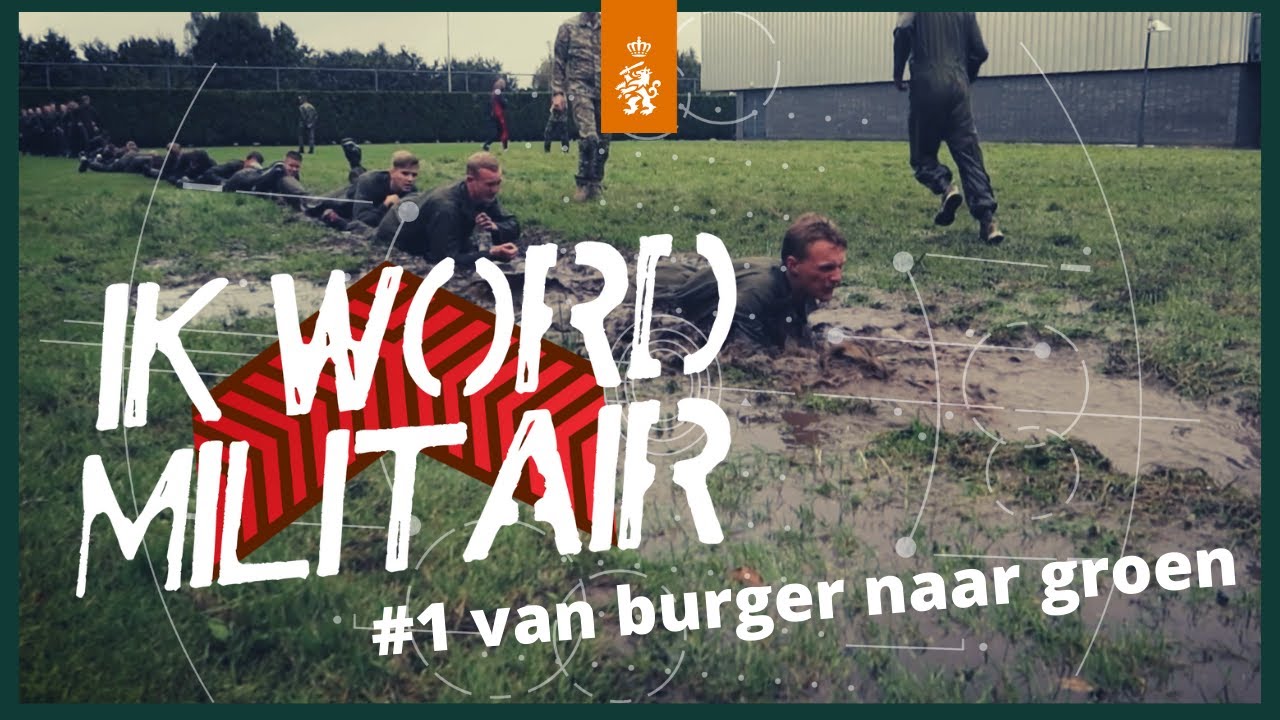 ๐ช Van BURGER naar GROEN, het begin van de AMO | IK WORD MILITAIR | #1