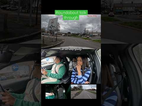 EASY TECHNIQUE FOR ROUNDABOUTS |l #driving #test #london #learn #lesson #roundabout