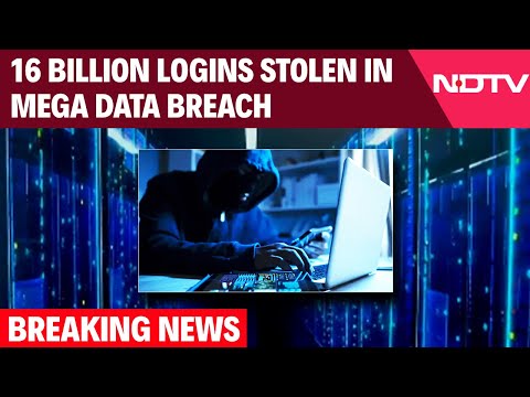 Data Breach News | 16 Billion Logins Stolen In Mega Data Breach Threatening Apple, Google And More