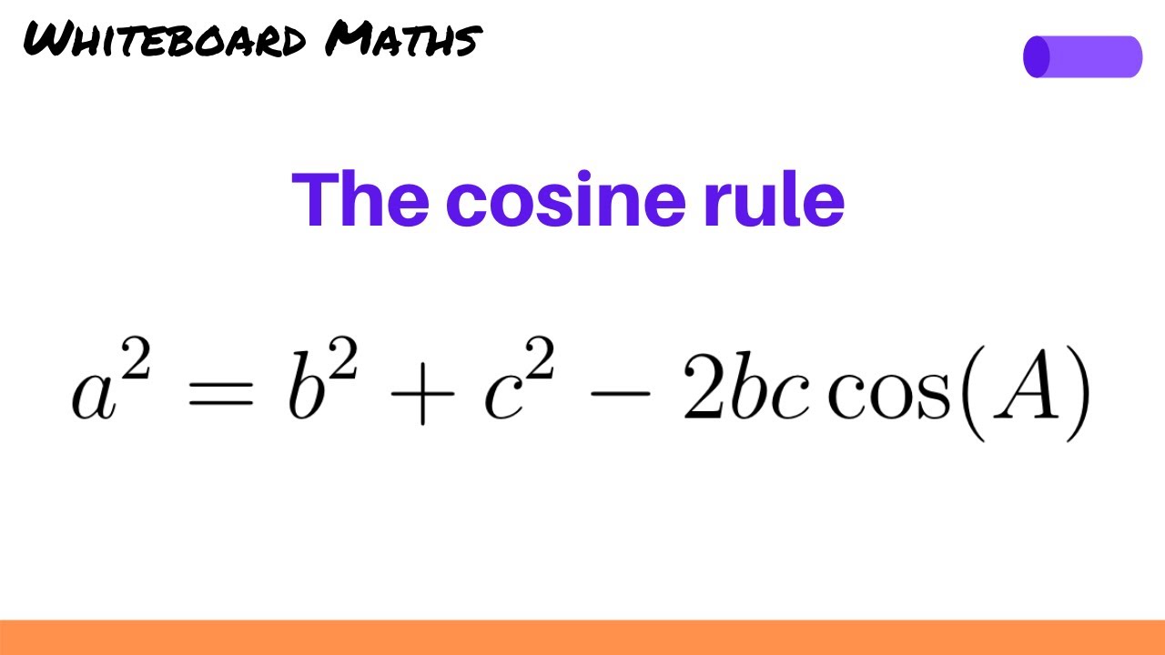 Understanding the Cosine Rule in Triangles 📐