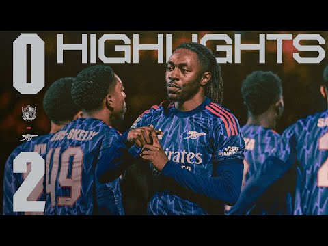 EZE SCORES HIS FIRST GOAL! | Port Vale vs Arsenal | Carabao Cup