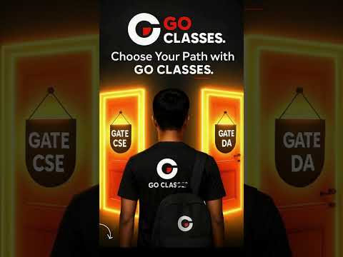 Gear Up for the GATE CSE / DA 2026 Exam with GO Classes ! Enroll now #goclasses #gateda #gatecse