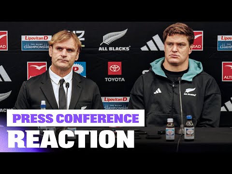 'We'll take it on the chin' | All Blacks react to Springboks rematch | Press Conference