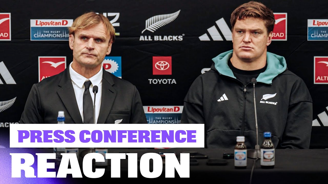All Blacks React to Exciting Springboks Rematch 🏉 | Post-Match Press Conference