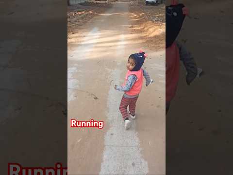 Cute baby boy running on the road funny YouTube shorts #shorts #running #cute #funny #twins #road