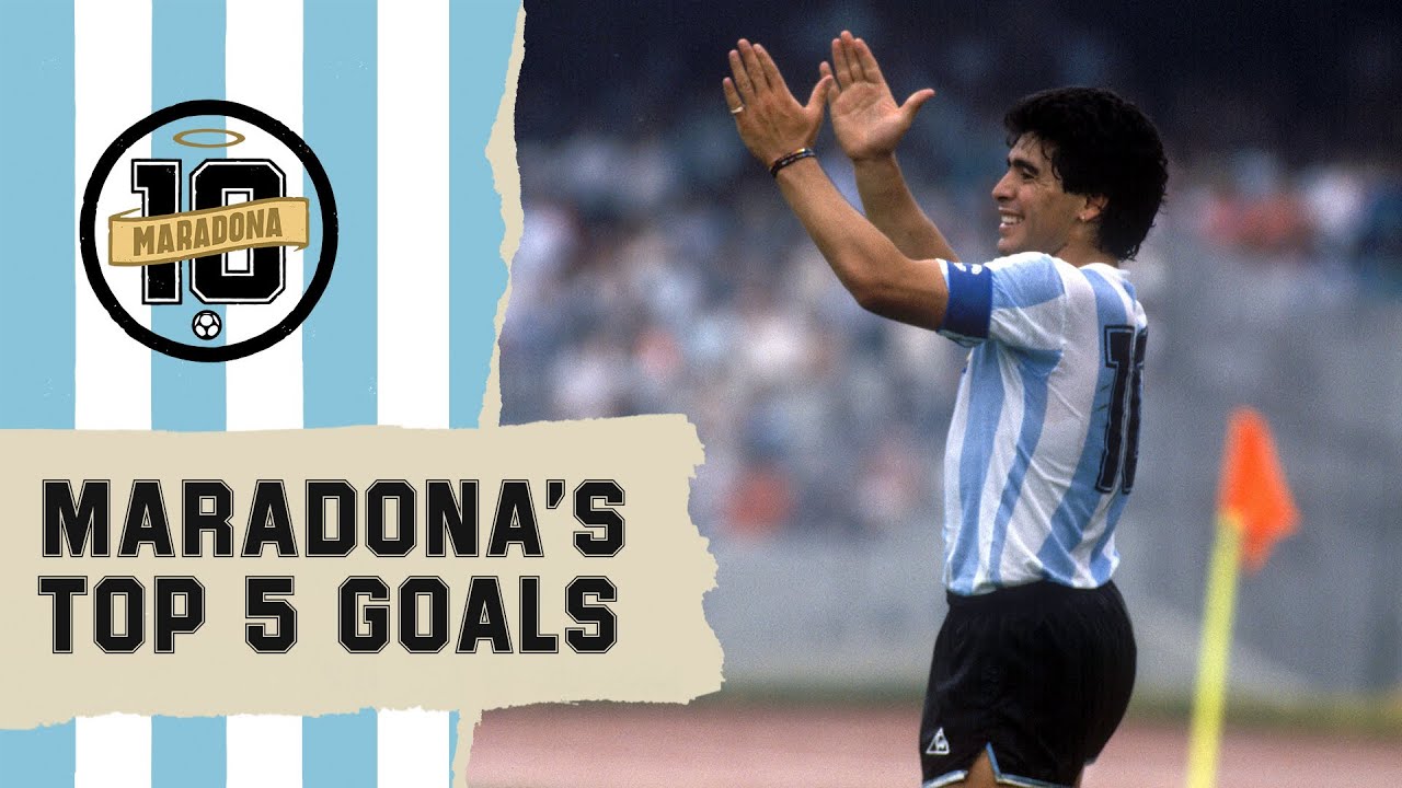 Diego Maradona's Top 5 Unforgettable Goals | FIFA World Cup Highlights ⚽