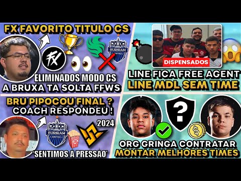 FX FAVORITO TITULO MODO CS! BRU PIPOCOU FFWS 2024? BOMBA! JAYA SAIDA FX ? LINE MDL SEM ORGANIZACAO!