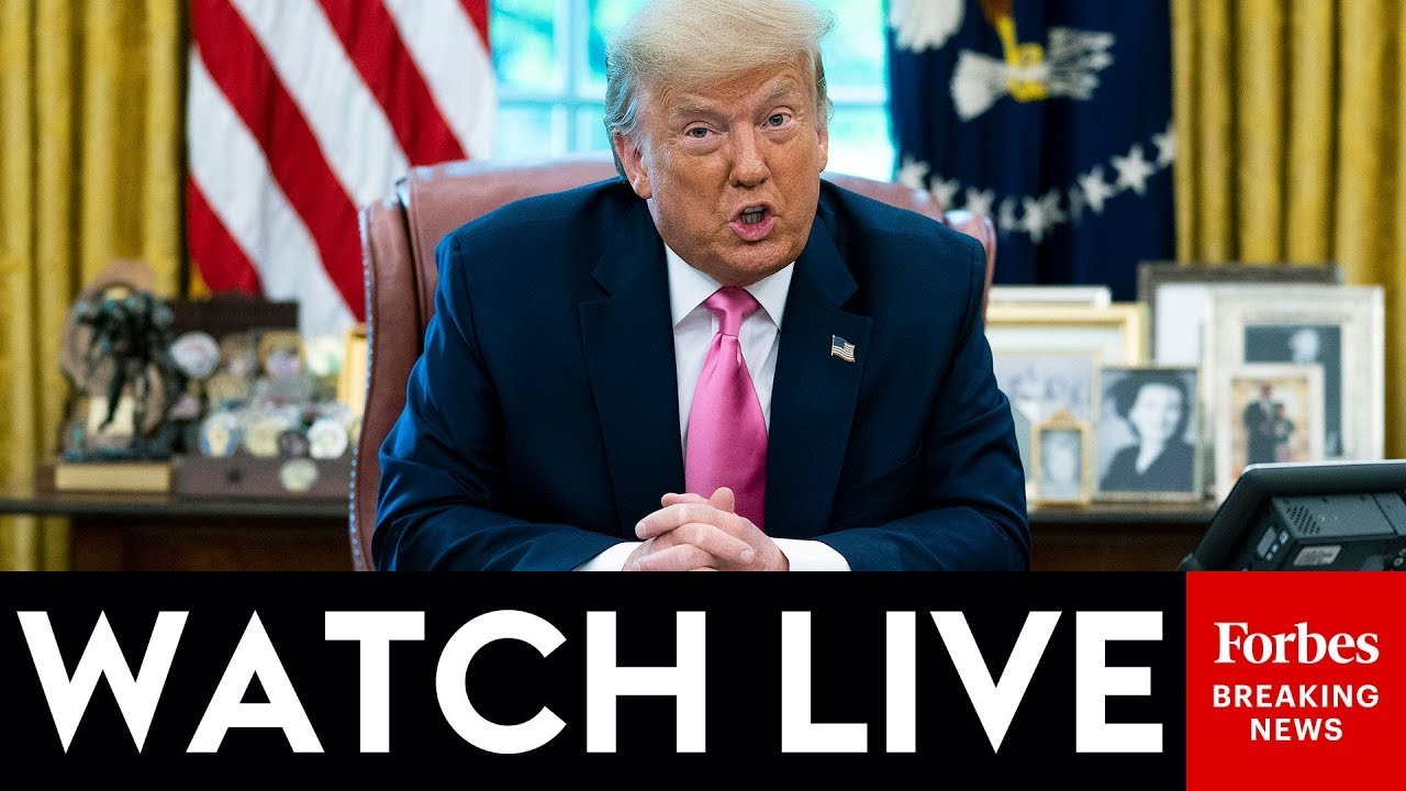 Live: President Trump Announces in Oval Office 🏛️