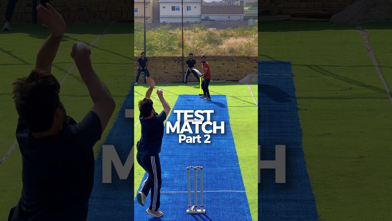 Epic 1v1v1 Backyard Cricket Test Match - Low Scores & Thrilling Moments! 🏏