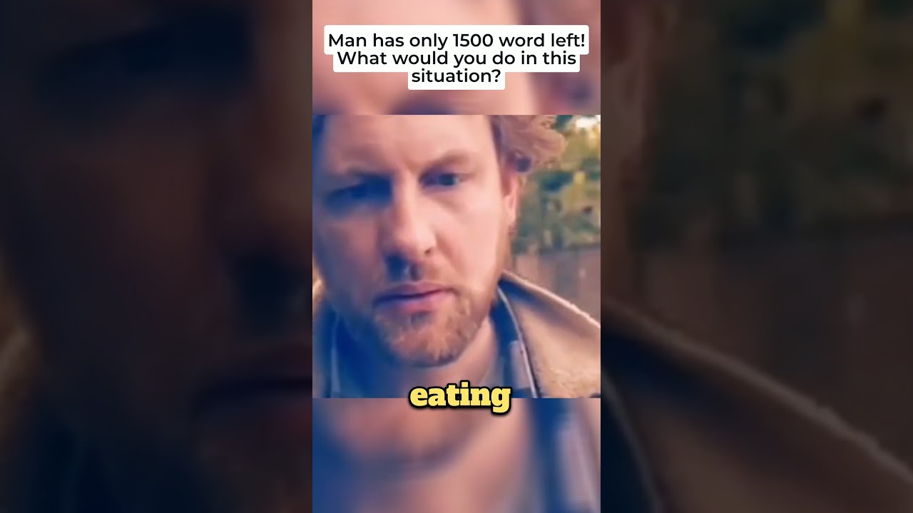 Man Speaks 1500 Words Before Silence Follows 🎥