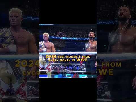 2024 best moments of WWE from every month "Edit"🥶