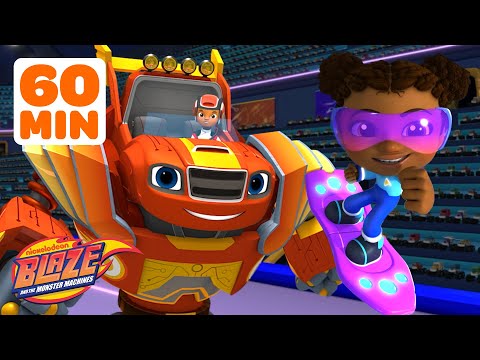 Blaze & Star Trek Scouts Rescue Missions! 🚗🖖 | 60 Minutes | Blaze and the Monster Machines