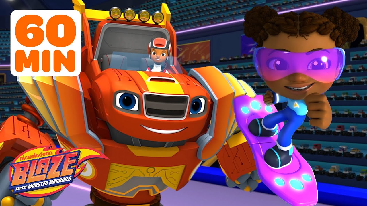 Blaze & Star Trek Scouts Embark on Exciting Rescue Missions! 🚗🖖 | 60 Minutes | Blaze and the Monster Machines