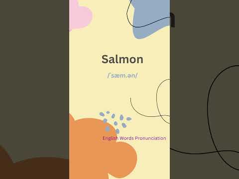 How to Say Salmon | Word Pronunciation Guide
