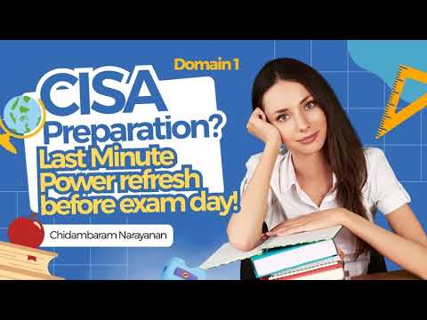 CISA Domain 1 Crash Course (2026) | 60-Min Last Minute Refresher Before Exam | Pass Guaranteed