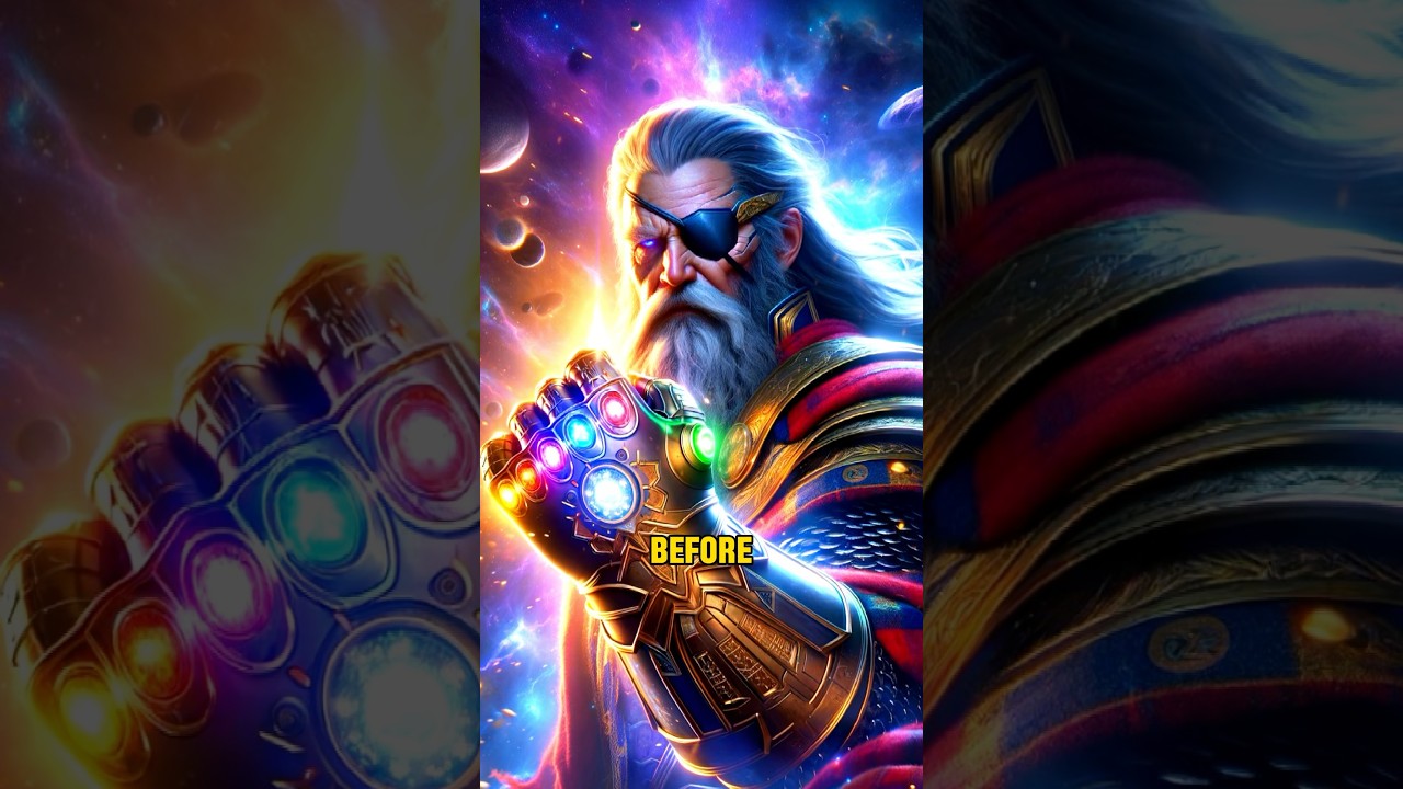 Odin Collects Infinity Stones Before Thanos ⚡